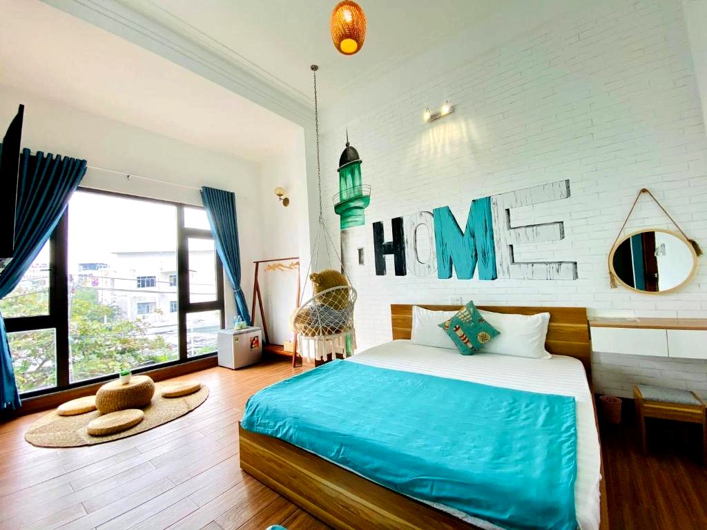 Phòng giường King tại Blossom Sea Homestay